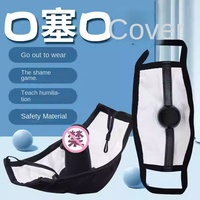 Masque, bouchon anal, accessoire de flirt, boule buccale détachable, gag épaissi, jouet sexuel SM pour adultes, XY-417 Chine