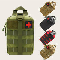 Trousse de premiers secours tactique MOLLE, sac médical portable pour le camping en plein air, la randonnée, la survie en cas d'urgence