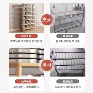 Economical Three-in-One Simple <b>Shoe</b> Cabinet Multilayer Dustproof Assembly for Household for Dormitory Entrance Storage - Product Image 5