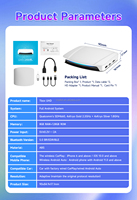 Dispositivo Portátil Ota para Conexión Inalámbrica Rápida Android Carplay, 128 GB, USB, TV, Smart AI Box, Dongle, Módulo Car Play para Autos, Netflix
