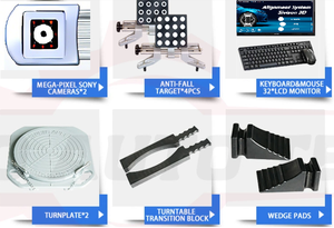 पूर्ण स्वचालित एकल स्क्रीन ऑटो मरम्मत उपकरण कम्प्यूटरीकृत कार 3 डी लेजर व्हील संरेखण मशीन के लिए - Product Image 3