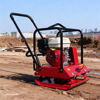 Mini-compacteur portatif à essence pour sol et asphalte – Remise sur le compacteur à plaque vibrante réversible