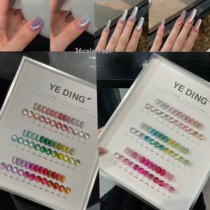 Bộ sơn gel móng mắt mèo 72 màu/bộ, bộ dụng cụ gel màu đỏ, giá rẻ, kèm sách màu miễn phí - Product Image 4