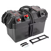 Le plus récent boîtier de batterie DC 12v moteur de pêche à la traîne centre d'alimentation intelligent noir boîtier électronique et d'instrument
