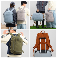 Sac à dos pour ordinateur portable de voyage personnalisé avec logo, pour femmes, 15,6 pouces, résistant à l'eau, extensible, pour le travail ou l'université