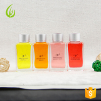 100ml Aromathérapie parfum volatil plat noir désodorisant bouteille roseau diffuseur en bois