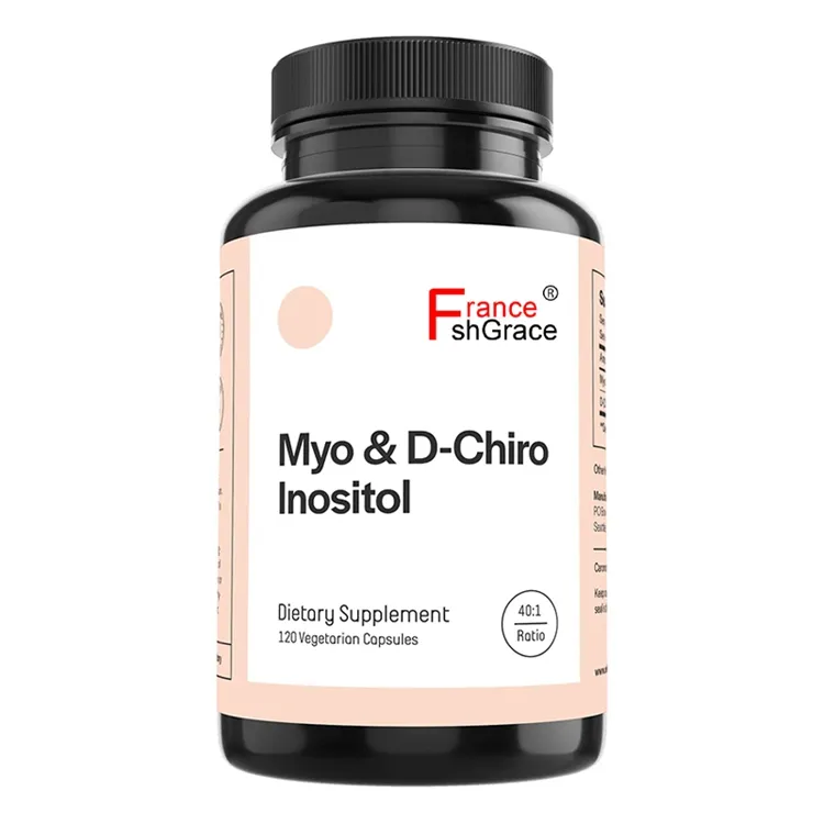 Myo & D-Chiro 120 Vegetarion capsule Rotio inositolo Dietory integratore a prova di sicurezza alimentare