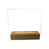 Lampe de table visuelle 3d veilleuse lampe holographique 3d lampe acrylique illusion d'optique décoration de lampe acrylique personnalisée tablette acrylique
