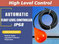Aikon FS-1 IP68 Capteur de niveau d'eau à flotteur à bille industrielle avec 24V DC Power Max 20m Immersion pour le contrôle du débit du réservoir d'eau