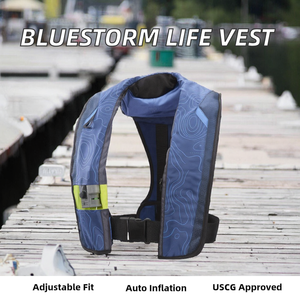 <span class=keywords><strong>Gilet</strong></span> de sauvetage gonflable en nylon BLUESTORM Stratus 35 (bleu foncé) |   <span class=keywords><strong>Gilet</strong></span> de sauvetage adulte auto-gonflant approuvé par la USCG, manuel d'utilisation - Product Image 2