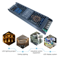 Alimentation à découpage 300W, transformateur LED, driver 12V AC vers DC, boîtier en aluminium, double sortie 24V