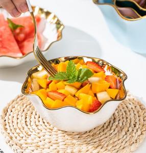 <b>Personalized</b> Nordic Luxury Ceramic Soup Fruit <b>Sweet</b> Rice Salad Bowl Eco-Friendly Home Restaurant Western Catering Items - Product Image 6