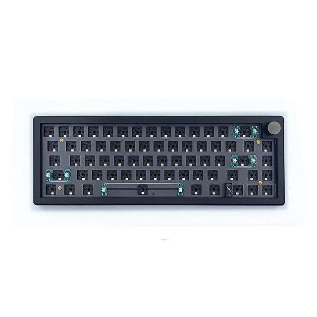 GMK67 Customized Mechanical Keyboard Kit Hot-Swappable BT 2.4G Wireless RGB Backlit Gasket Structure Keyboard 3-Mod