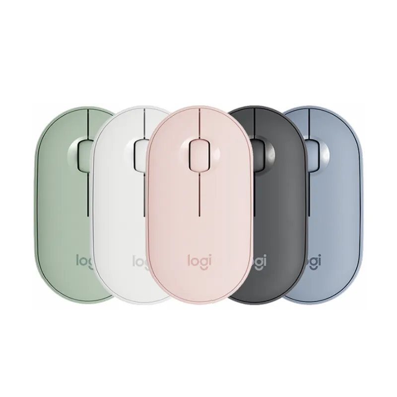 Logitech Pebble M350 Senza Fili Del Mouse Silenzioso 1000DPI 3 Pulsanti Ergonomico Portatile Mini Mouse