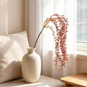 Fruta Artificial Colgante de Fábrica, Seca y de Color, con Alambre de Plástico, Decoración Ornamental para el Hogar, Arreglos Florales Colgantes de Pared - Product Image 4