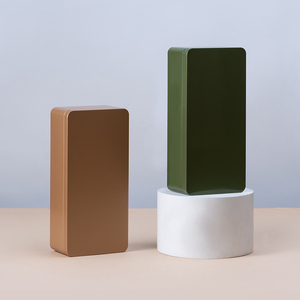 Bán buôn tùy chỉnh in cấp thực phẩm bao bì hình chữ nhật Cookies Trà kim loại giáng sinh hộp thiếc - Product Image 6