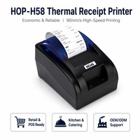 Prix d'usine pas cher 58mm imprimante thermique Mini caisse enregistreuse USB et imprimante thermique facile à utiliser