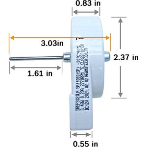 Moteur de ventilateur d'évaporateur DA31-00020E, minuterie de dégivrage pour réfrigérateur, 110-120 V, électrique, en plastique, installation facile, pièce ménagère - Product Image 4