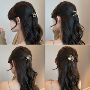 Ventes chaudes Jiamu JM-1664 Pinces à cheveux en métal dorées Élégantes Géométriques Style vintage pour femmes Filles Petite taille Toutes occasions - Product Image 4