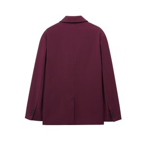 Bộ vest nữ 2 mảnh thời trang công sở, kiểu dáng thanh lịch, áo khoác vest cổ điển tay dài + quần, bộ vest nữ - Product Image 2