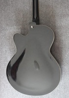 Weifang Rebon 6 String Hollow Body Electric Guitar in Black Colour