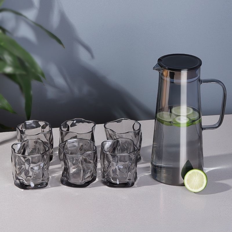 Gray-1 Pot+6 Cups