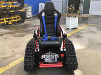 Système de chenilles triangulaires en caoutchouc pour châssis de véhicules tout-terrain Jeep, SUV, VTT, UTV, camions, tracteurs, fauteuils roulants