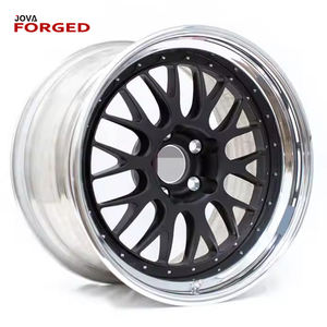 Cerchi <span class=keywords><strong>Japan</strong></span> <span class=keywords><strong>Racing</strong></span> a 2 Pezzi, Profilo Ribassato, 5x100 5x120, Cerchio 18x9.5 Oro Lucido Ghiacciato per Auto Sportive, Golf Car, Serie E-Class - Product Image 4