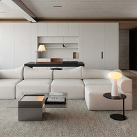 Conception d'intérieur d'appartement spacieux avec personnalisation complète de la maison, vue panoramique et zone d'étude à plan ouvert