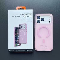 Coque de téléphone magnétique de luxe neuve avec protection d'objectif effet peau et support rotatif pour iPhone