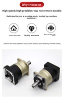 Réducteur de vitesse planétaire hélicoïdal de précision FOCACSEC 6090120 400W-5KW pour moteur pas à pas servo, robotique industrielle, non standard