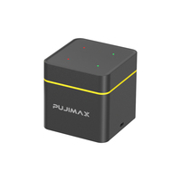 Batterie lithium-ion cylindrique rechargeable de grande capacité PUJIMAX taille D 1,5 V, lot de 4 piles D, chargeur de piles pour appareil photo