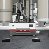 A3 Procolored 330mm Format besar Digital MultiPASS 1.2m/jam otomatis cetak kepala sublimasi baru pigmen Eps putih pencetak DTF