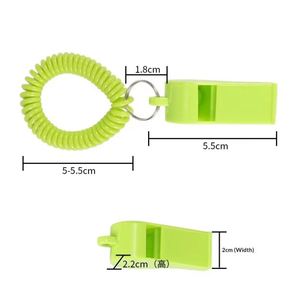 Silbatos de Plástico Multicolor para Niños, Eventos Deportivos, Equipo de Árbitro, Correa de Muñeca con Resorte, Juego de Silbatos de Seguridad - Product Image 4