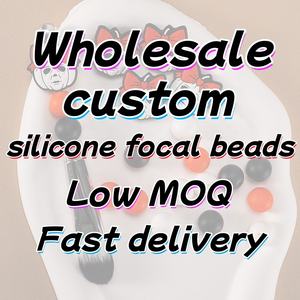 Focal Beads Diseños de cuentas acrílicas de forma irregular de doble cara Listo en <span class=keywords><strong>24h</strong></span> Entrega rápida Cuentas de bolígrafo acrílico personalizadas de doble cara - Product Image 4