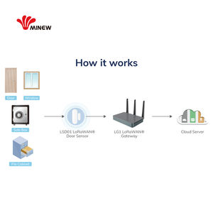 Sensores de Seguridad Industriales IoT con Monitoreo en Tiempo Real, Sensor de Contacto de Puerta, Sensor de Apertura de Puerta, Sensor de Puerta Lora Lorawan - Product Image 4