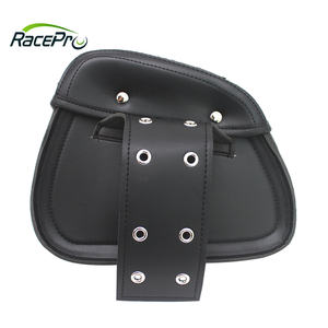 Alforja Universal de cuero PU para motocicleta, <span class=keywords><strong>bolsa</strong></span> de <span class=keywords><strong>herramientas</strong></span> laterales para equipaje, para Honda, Yamaha, Harley, <span class=keywords><strong>KTM</strong></span>, Suzuki, Kawasaki, 1 par - Product Image 3