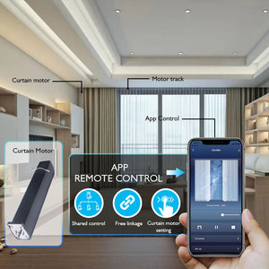 Szmyq Tuya Nhà Thông Minh <span class=keywords><strong>LED</strong></span> Video Nhôm Ngoài Trời Kỹ Thuật Số Nước Từ Vải Rèm Cửa Cho Patio Không Thấm Nước Que Đôi Tường - Product Image 5