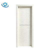 Porte WPC Durable Dernière Génération Jiuyixing, Longueur 2100mm, Film PVC, Fournisseur Chinois pour Projets d'Appartements, Commande en Gros