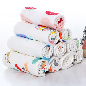 Baberos de Alimentación para Bebés Qidou, 30x30 cm, Algodón Puro, Estampado de Dibujos Animados, Secado Rápido, para Bebés - Product Image 3