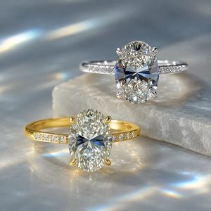 Anello Lungo Ovale con Design a Quattro Punte, Anello Classico da Dito per Donne - Product Image 6