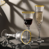 Verre à vin rouge en cristal moderne, élégant, gravé, verre à vin en diamant, verres à champagne/jus pour la salle à manger/événements