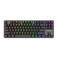 Vente exceptionnelle – Clavier mécanique USB à 87 touches, rétroéclairé par LED RGB, avec fonction anti-ghosting sur toutes les