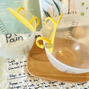 ถ้วยตวงพร้อมขีดบอกปริมาตร ถ้วยผสมไข่ กระชอนกรองสำหรับทำขนม ชามล้างข้าว วัสดุ PP ทนความร้อน - Product Image 4