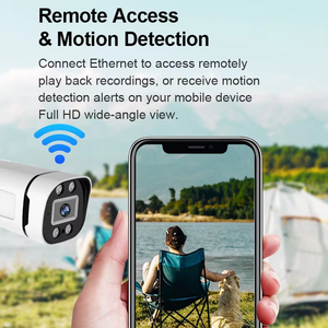 ชุดกล้องวงจรปิด 8CH IP66 2MP 3MP พร้อมเสียง รองรับการมองเห็นในเวลากลางคืน ระบบ NVR สำหรับภายในอาคาร กล้องวงจรปิดแบบกระบอก ระบบ Wifi พร้อมจอภาพ - Product Image 5