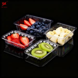 Baki Kemasan Plastik PET Transparan untuk Buah dan Sayuran, Baki Kemasan Blister untuk Makanan, Display Kemasan Plastik untuk Supermarket dan Peternakan - Product Image 2