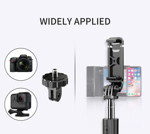 Perche à <span class=keywords><strong>selfie</strong></span> <span class=keywords><strong>L02</strong></span> avec télécommande sans fil rechargeable, trépied stable, portable, rotation à 360 degrés - Product Image 4