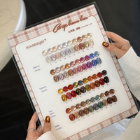 SUUSEEGEL Collection Oeil de Chat Ours Brun en Gros – Kit de Vernis à Ongles Gel 40 Couleurs pour Distributeurs de Produits Ongulaires 12ml