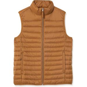 Chaleco acolchado de hombre de diseño personalizado OEM, chaqueta de burbujas sin mangas, prendas de vestir de invierno, tela Reversible con relleno, opciones de talla grande - Product Image 1