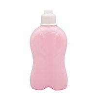 Flacon plat en PET de 60 ml avec bouchon à clapet, conteneur portable format échantillon pour cosmétiques, soins de la peau, shampooings et échantillons d'huiles essentielles